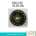(st#P2211-04-4HS) 4-holes resin fashion laser button for garments